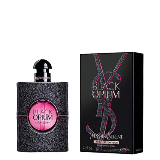 YVES SAINT LAURENT BLACK OPIUM EAU DE PARFUM NEON 75 ML (SCATOLATO)