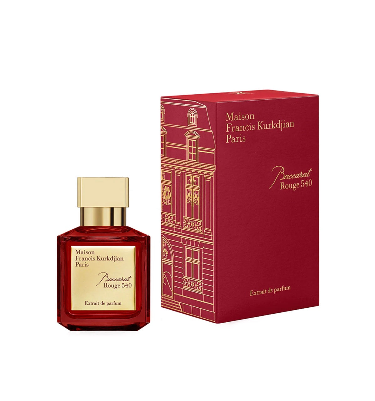 FRANCIS KURKDJIAN BACCARAT ROUGE 540 UNISEX EXTRAIT DE PARFUM 70 ML (SCATOLATO)