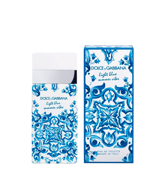 DOLCEGABBANA LIGHT BLUE SUMMER VIBES EAU DE TOILETTE 100 ML (SCATOLATO)