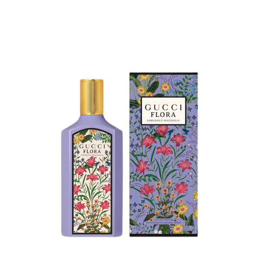 GUCCI FLORA GORGEOUS MAGNOLIA, 100ML, EAU DE PARFUM (SCATOLATO)