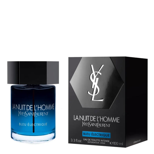 YVES SAINT LAURENT LA NUIT DE L'HOMME BLEU ÉLECTRIQUE EAU DE TOILETTE 100 ML (SCATOLATO)